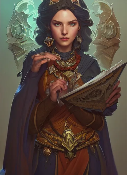 Prompt: level 1 4 owl wizard, d & d, fantasy, intricate, elegant, highly detailed, digital painting, artstation, concept art, matte, sharp focus, illustration, hearthstone, art by artgerm and greg rutkowski and alphonse mucha