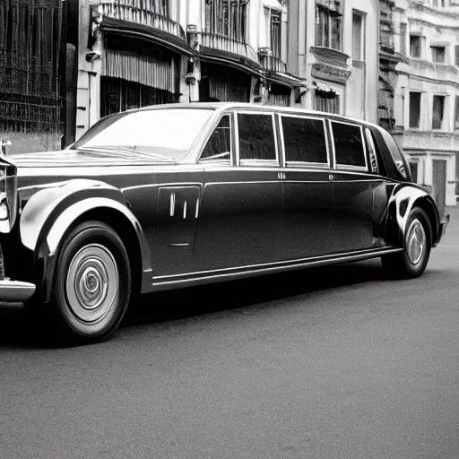 Prompt: rolls royce phantom, by cronenberg, by dali