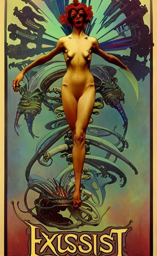 Image similar to exquisite imaginative alien creature poster art, movie art, by lucusfilm, weta studio, alphonso mucha, james jean, frank frazetta, 8 k, denoised, sharp, crisp, high quality