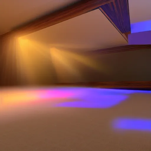 Image similar to volumetric lighting