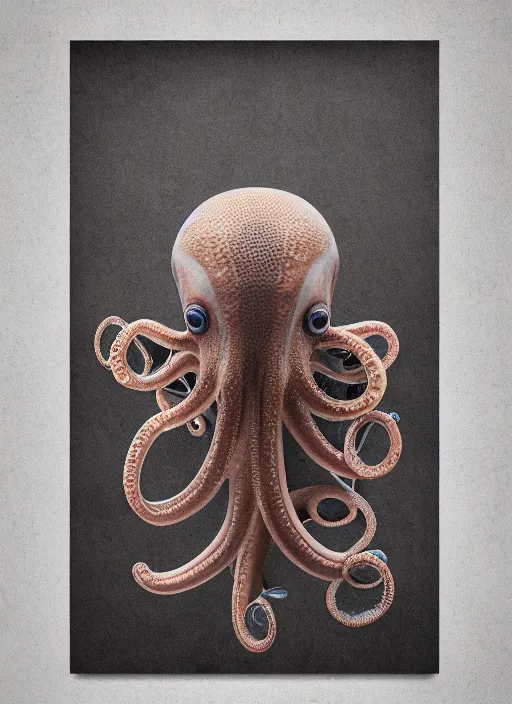 Image similar to Sci-Fi octopus, kiborg organic,8k detailing,high image