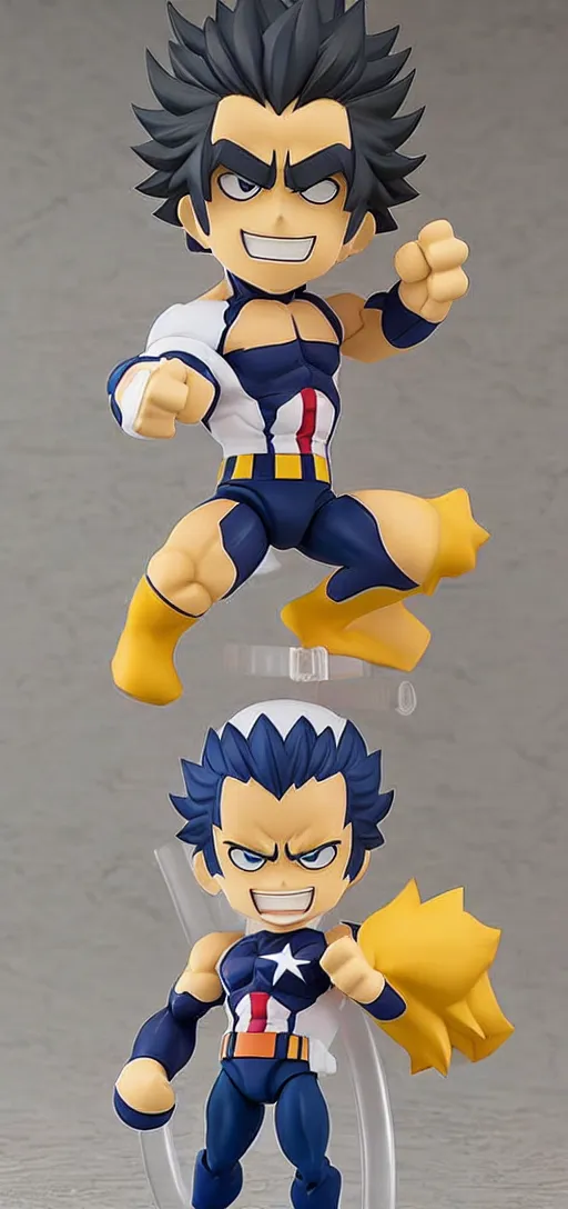 Prompt: ((((All might)))), An anime Nendoroid of (((((All might))))), figurine, detailed product photo