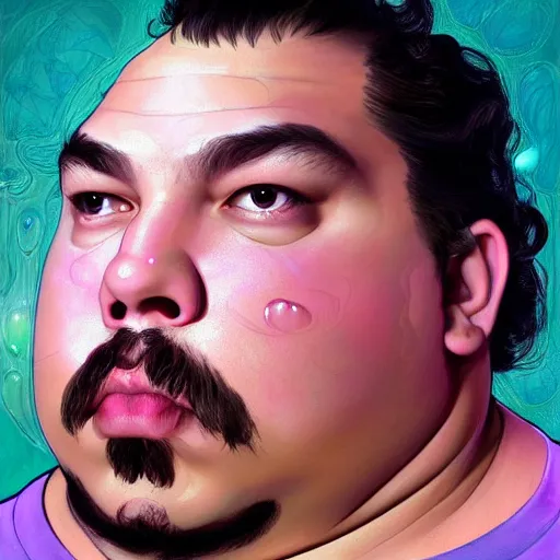 Image similar to dream portrait of GreekGodX dreamy and ethereal, expressive pose, big pink eyes, exciting expression, fantasy, intricate, elegant, many rainbow bubbles, rose tones, highly detailed, digital painting, artstation, concept art,cyberpunk wearing, smooth, sharp focus, illustration, art by artgerm and greg rutkowskiand alphonse mucha,Salvador Dali.