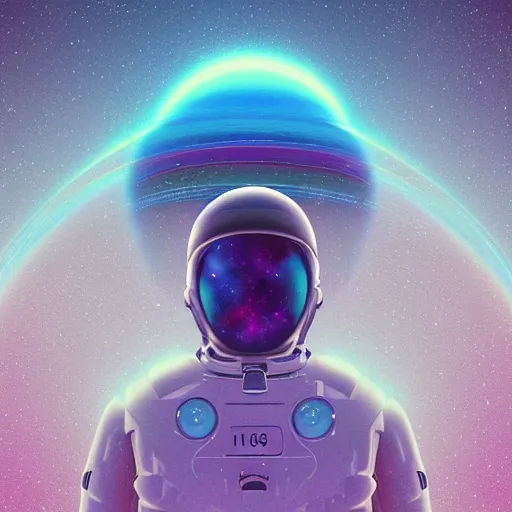 Image similar to a detailed itinerary of our journey into the cosmos and beyond, 1 6 bit digital art by jamesdob rockowski and beeple and 8 k resolution digital art trending on artstation a full length portrait of a giant autonomous