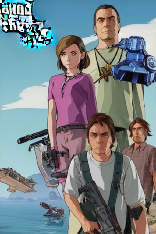 Prompt: GTA V character portrait of interstellar-botw-studio-ghibli