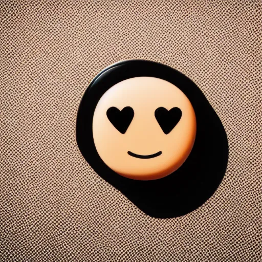 Prompt: 3 d kawaii sad emoji, isolated on white background