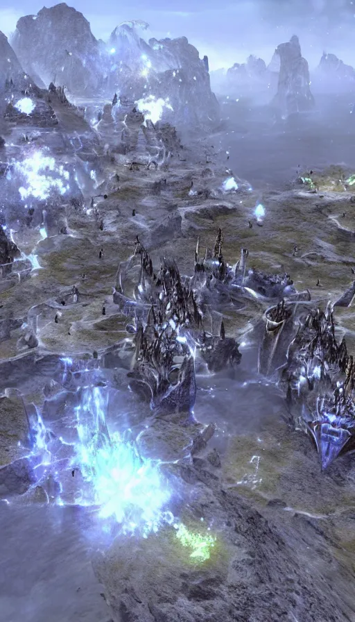 Image similar to the end of the world, from lineage 2