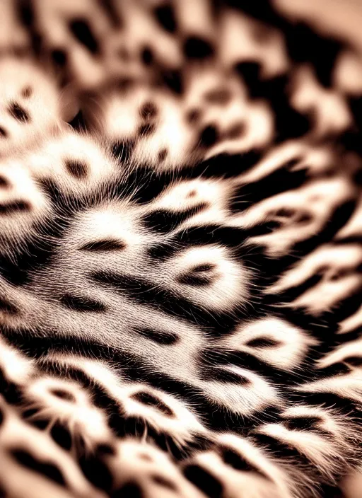 Image similar to clear photorealistic the underside of a cat's paw