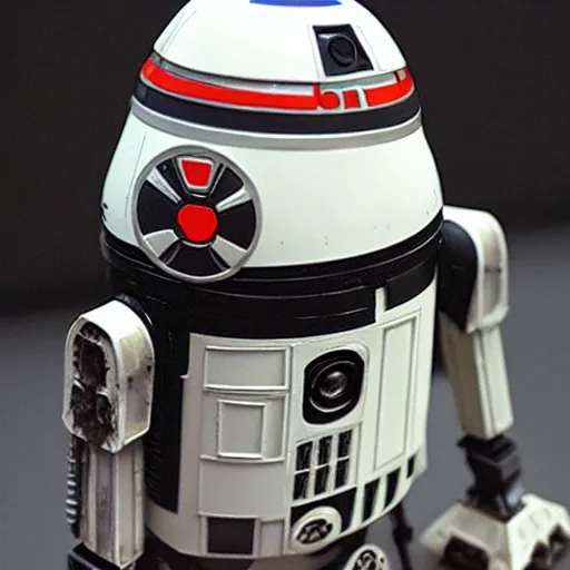 Image similar to corgi droid, star wars, cinematic, hyperrealistic, detailed