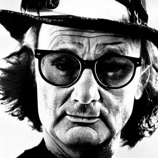 Image similar to bill murray in fear and loathing