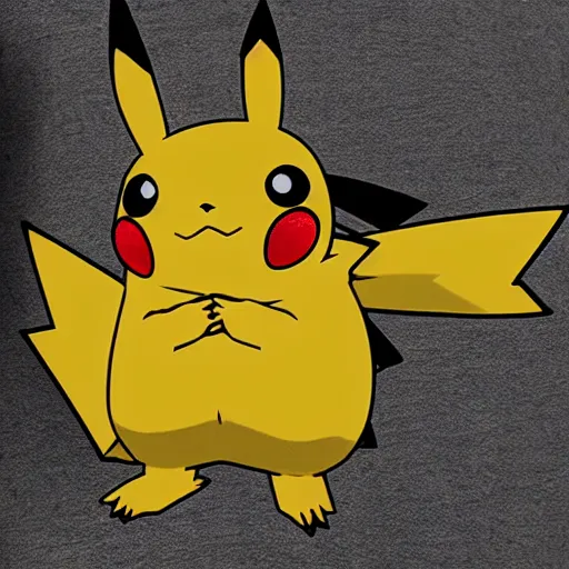 Image similar to a liquid Pikachu