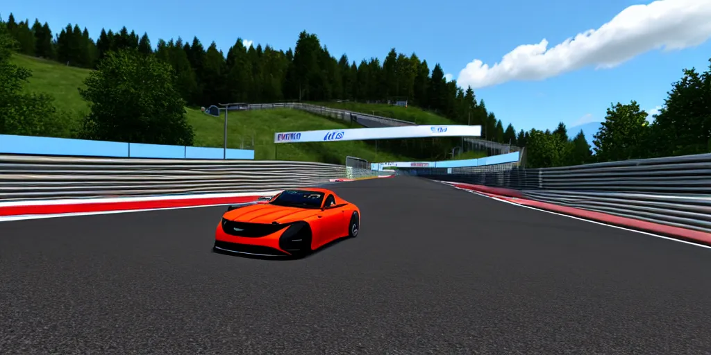 Image similar to 2 0 2 3 beamng 4 k on the nurburgring