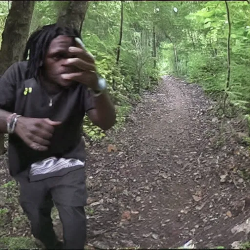 Image similar to trailcam footage of chief keef