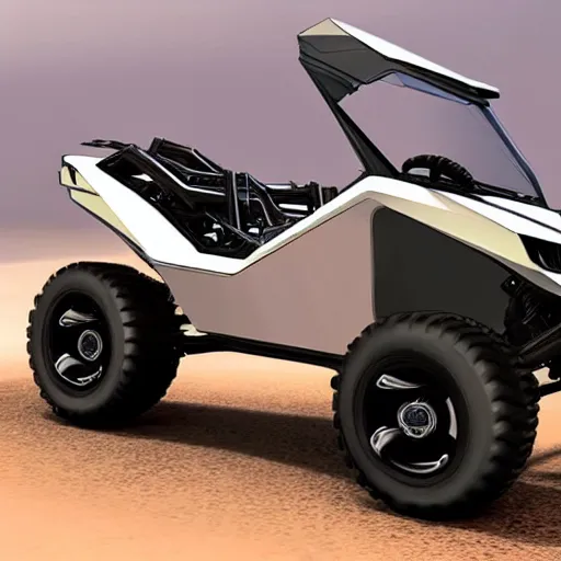 Image similar to concept art blueprint halo new atv vehicles designed by elon musk