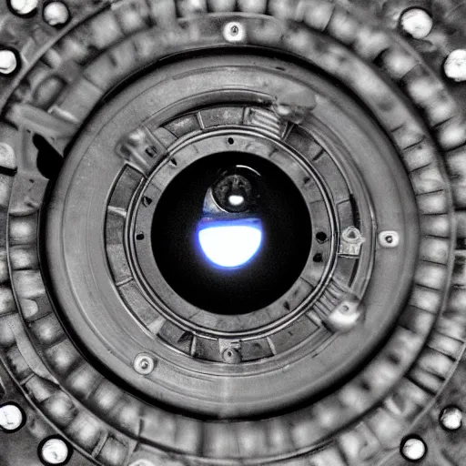 Image similar to mechanical eye of deux machina