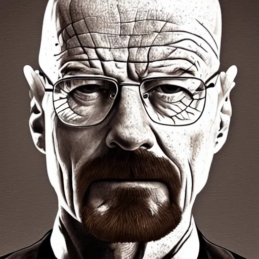 Image similar to walter white fully body in a jar realistic photo