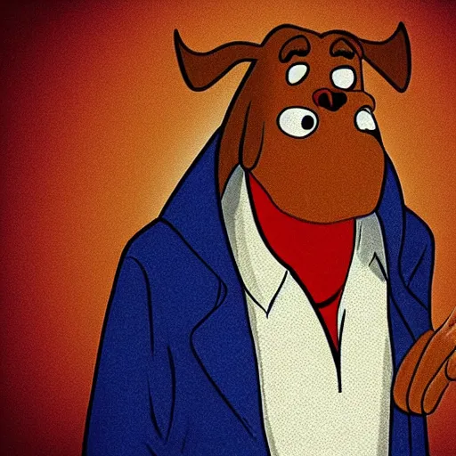 Prompt: “Scooby-doo as a realistic human man”