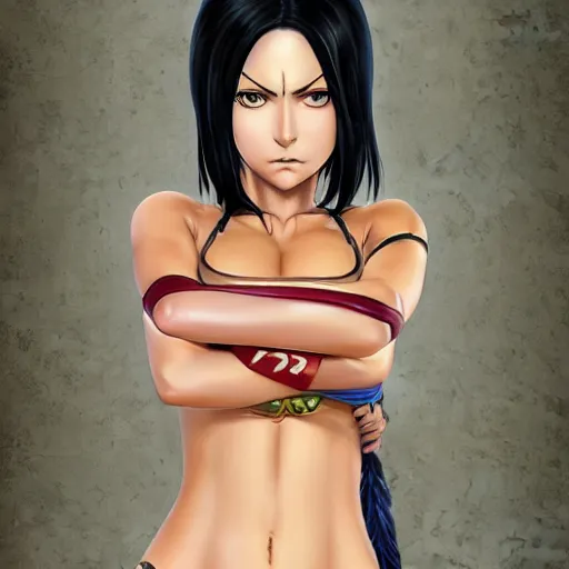 Image similar to a portrait nico robin by eiichiro oda, 4 k resolution, artstation, high detail, female body