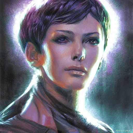 Prompt: neuromancer, painted by stanley artgerm lau