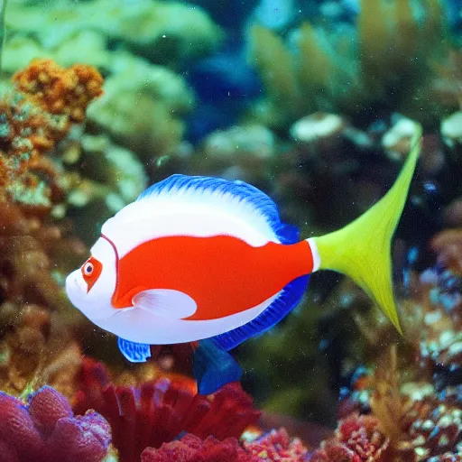 Image similar to photo of ponyo as a real fish