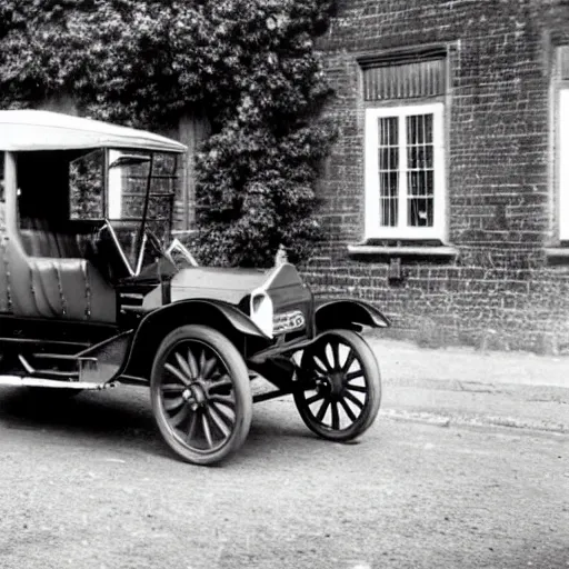 Prompt: a british automobile in the 1 9 1 0 s