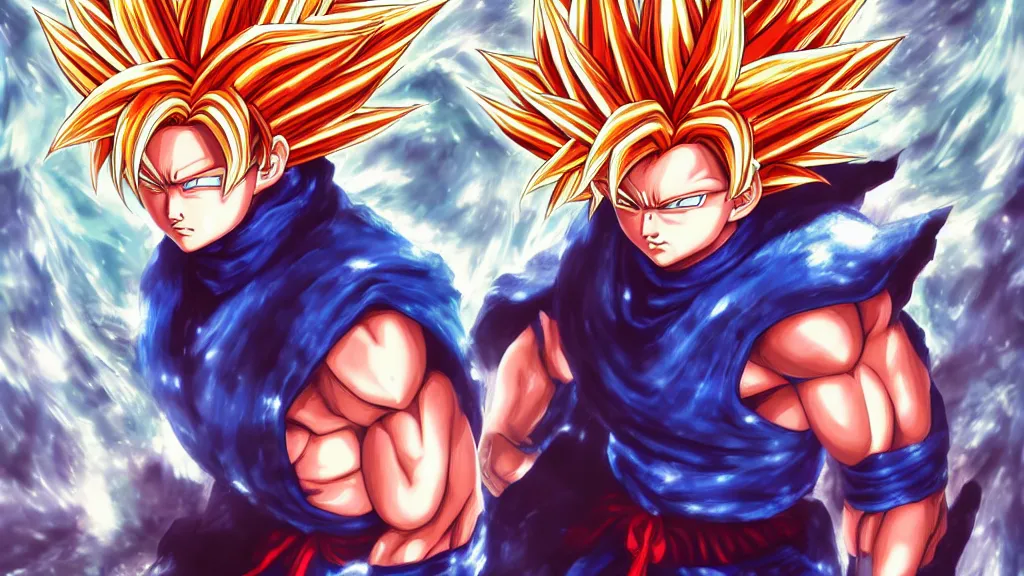 ArtStation - Portuguese Heroes (Goku and Vegeta)