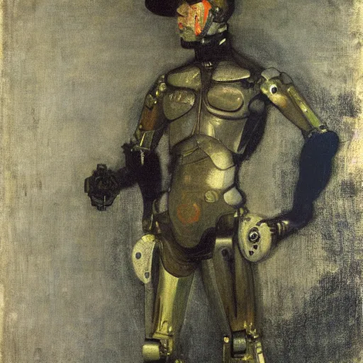 Image similar to cyborg by james abbott mcneill whistler