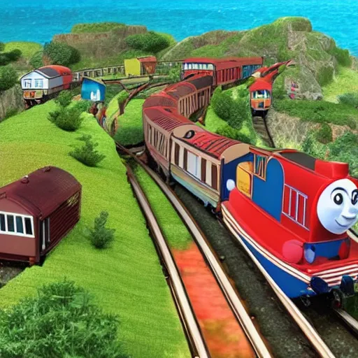 Image similar to the island of sodor