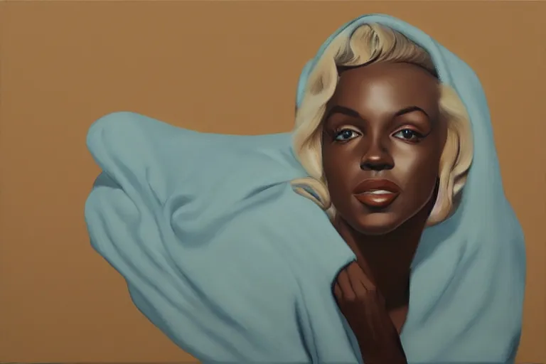 Image similar to portrait of merlyn monroe artwork by tim eitel