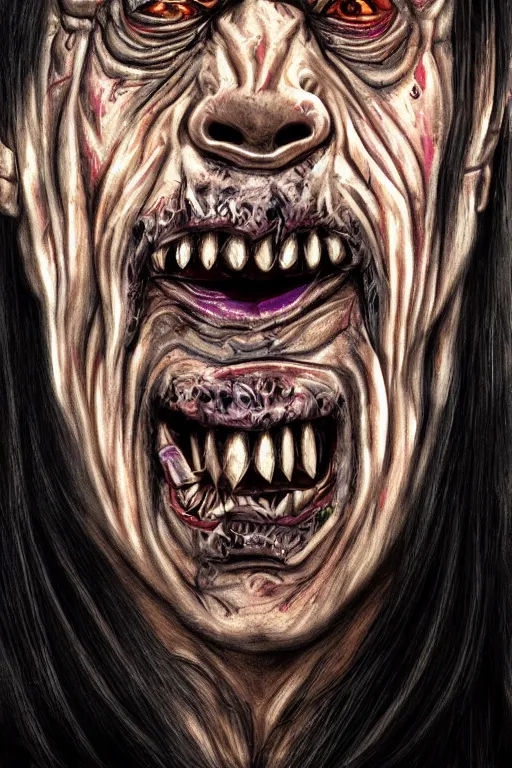 Image similar to danny trejo, full body, big two toned eyes, halloween, unicorns, intricate details, cinematic, epic, realistic, anatomy, lisa frank, uplight, artstation, photorealistic, scary