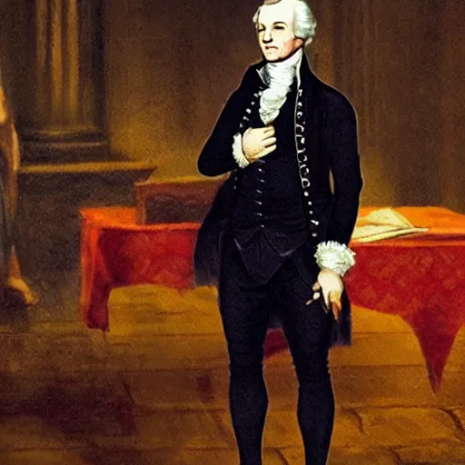 Prompt: Alexander Hamilton as Russian
