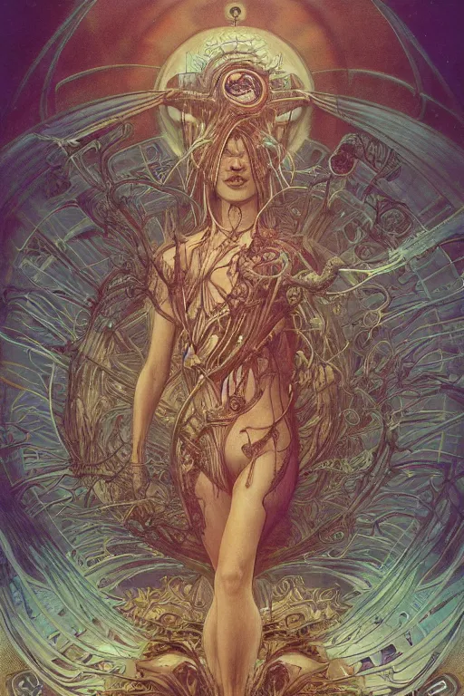 Prompt: swimming through time, inter dimensional clockwork, metaphysical implosion, by artgerm and yoshitaka amano and moebius and hr giger and zdislaw beksinski and alphonse mucha, hyperdetailed, glamour, surreal, dc comics, ornate, stunning, nebula, explosions in the sky, trending on artstation