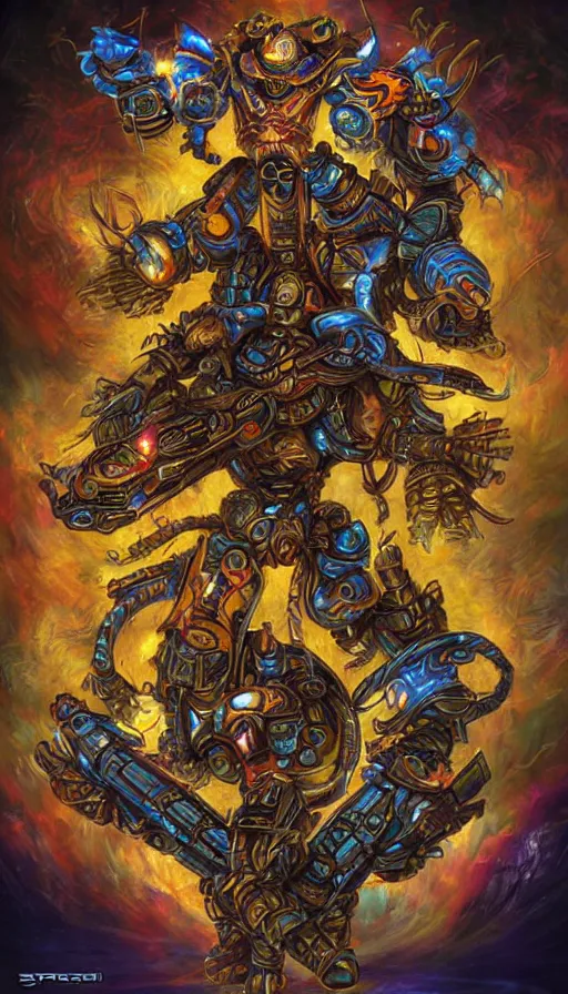 Image similar to psytrance artwork, from starcraft