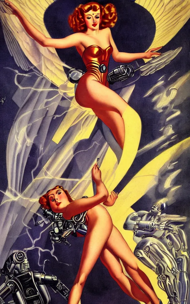 Image similar to futurist cybernetic angel, future perfect, award winning digital art by enoch bolles