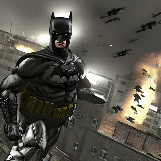 Image similar to Batman in Call of Duty MW2