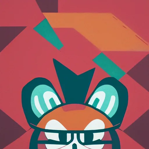 Image similar to Animal Crossing Profile Picture by Sachin Teng, asymmetrical, Organic Painting , Matte Painting, geometric shapes, hard edges, graffiti, street art, 300 dpi :2 by Sachin Teng:4