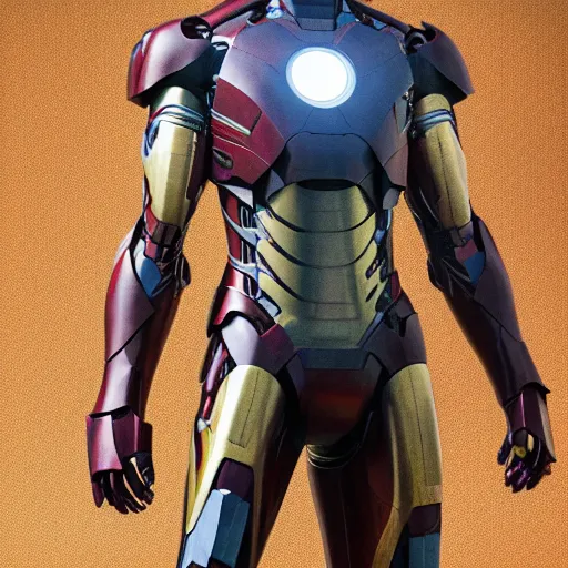 Prompt: Iron Man suit made by ancient Egyptians 4K detail