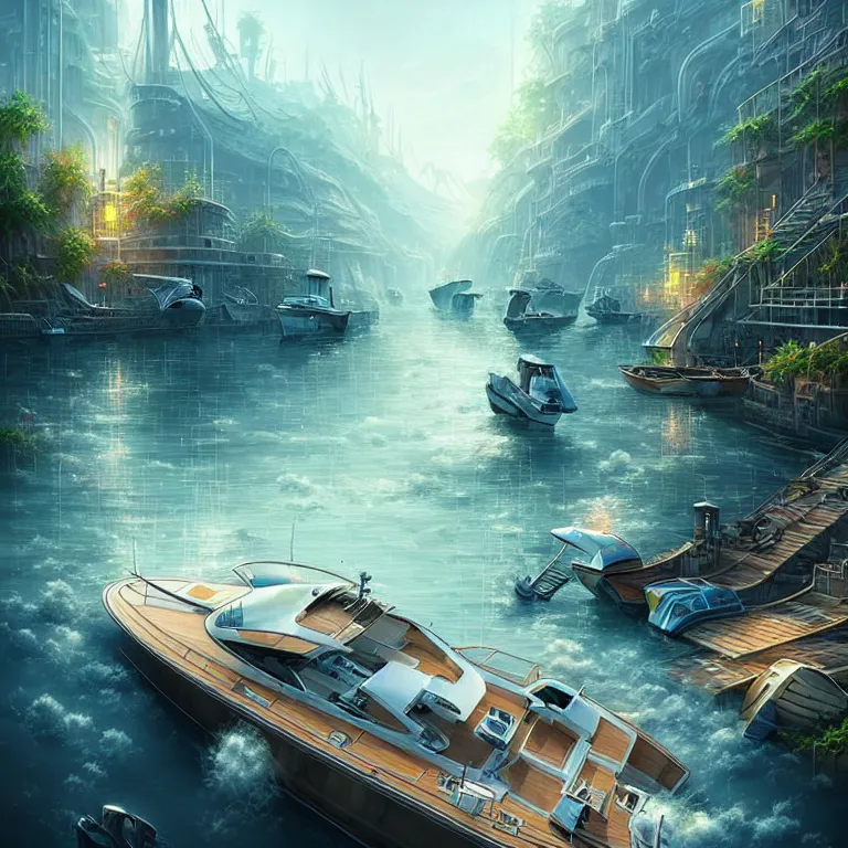 Image similar to epic professional digital art of 🍃 🛥 🏭 😱, best on artstation, cgsociety, wlop, cosmic, epic, stunning, gorgeous, much detail, much wow, masterpiece