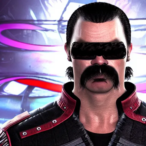 Prompt: dr disrespect, as a character in tekken