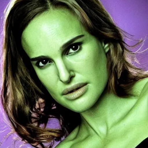 Prompt: Natalie Portman as She Hulk