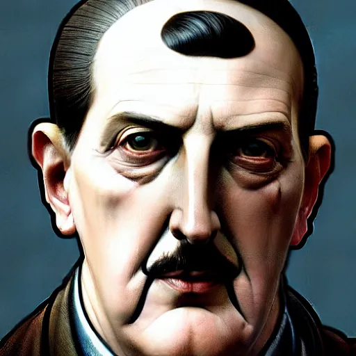 Image similar to symmetry!! intense portrait of charles de gaulle, intricate, elegant, highly detailed, my rendition, digital painting, artstation, concept art, smooth, sharp focus, illustration, art by artgerm and greg rutkowski and alphonse mucha