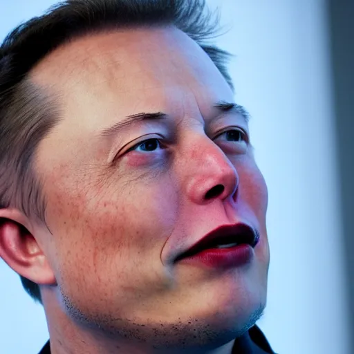 Image similar to Photography of Bald Elon Musk