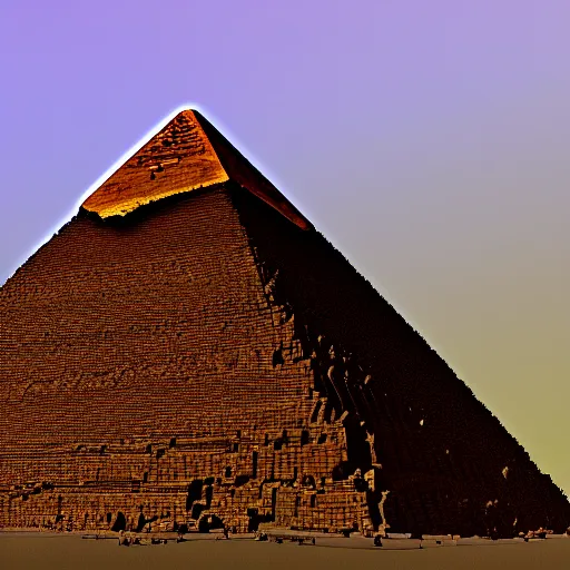 Image similar to the lost pyramid of egypt, digital art