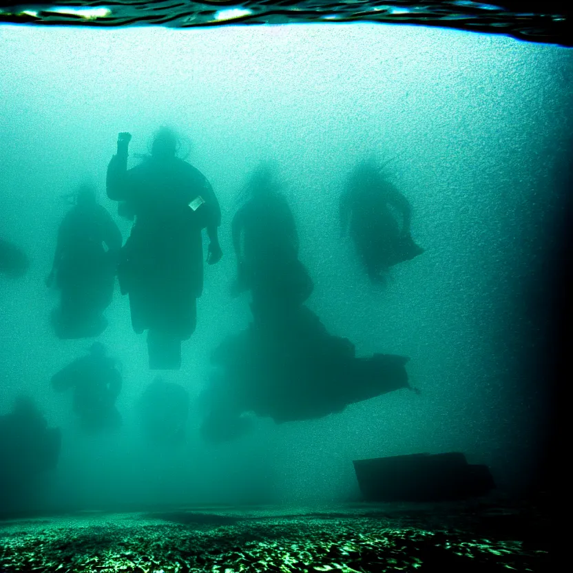 Image similar to wall street underwater, national geographic, hdr, photo, 1 6 k