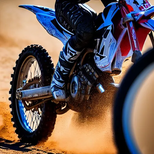 Image similar to a closeup portrait of a motocross biker, extreme realistic image, hyperrealistic