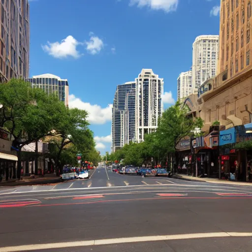 Image similar to Austin 4th Street panoramic photo