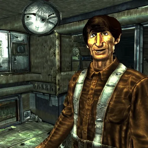 Prompt: todd howard in fallout 2