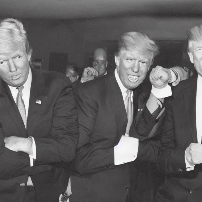 Image similar to joe biden and donald trump in a boxing match, detailed sharp photo