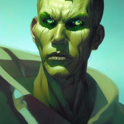 Image similar to 4k headshot portrait of Spawn from Macfarlane comics , killing with green fire by Craig Mullins, ilya kuvshinov, krenz cushart, epic , artgerm trending on artstation by Edward Hopper and Dan Mumford and WLOP and Rutkovsky, beksinski carl spitzweg moebius and tuomas kocar, intricate artwork by caravaggio, Unreal Engine 5, Lumen, Nanite , 4K headshot of godlike clown with defined arms and open hands and bloody clothes with giant mandala wings , intricate face , flawless anime cel animation by Kentaro Miura, psychedelic , highly detailed upper body , professionally post-processed , beautiful, scary, symmetry accurate features, epic, octane rendered, anime masterpiece, accurate