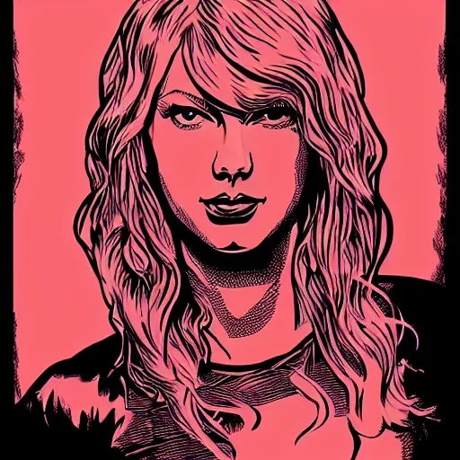 Image similar to portrait of taylor swift, by laurie greasley and james stokoe, 4 k, 8 k